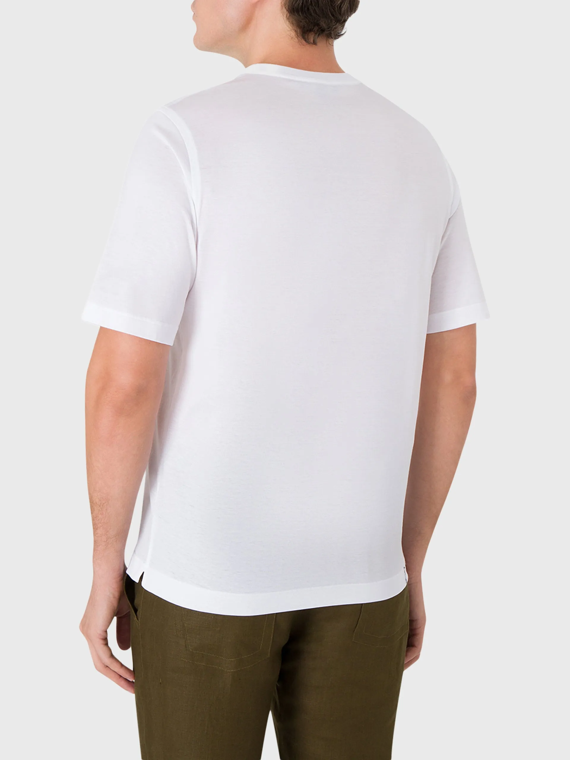 Satin Finish Cotton T-Shirt