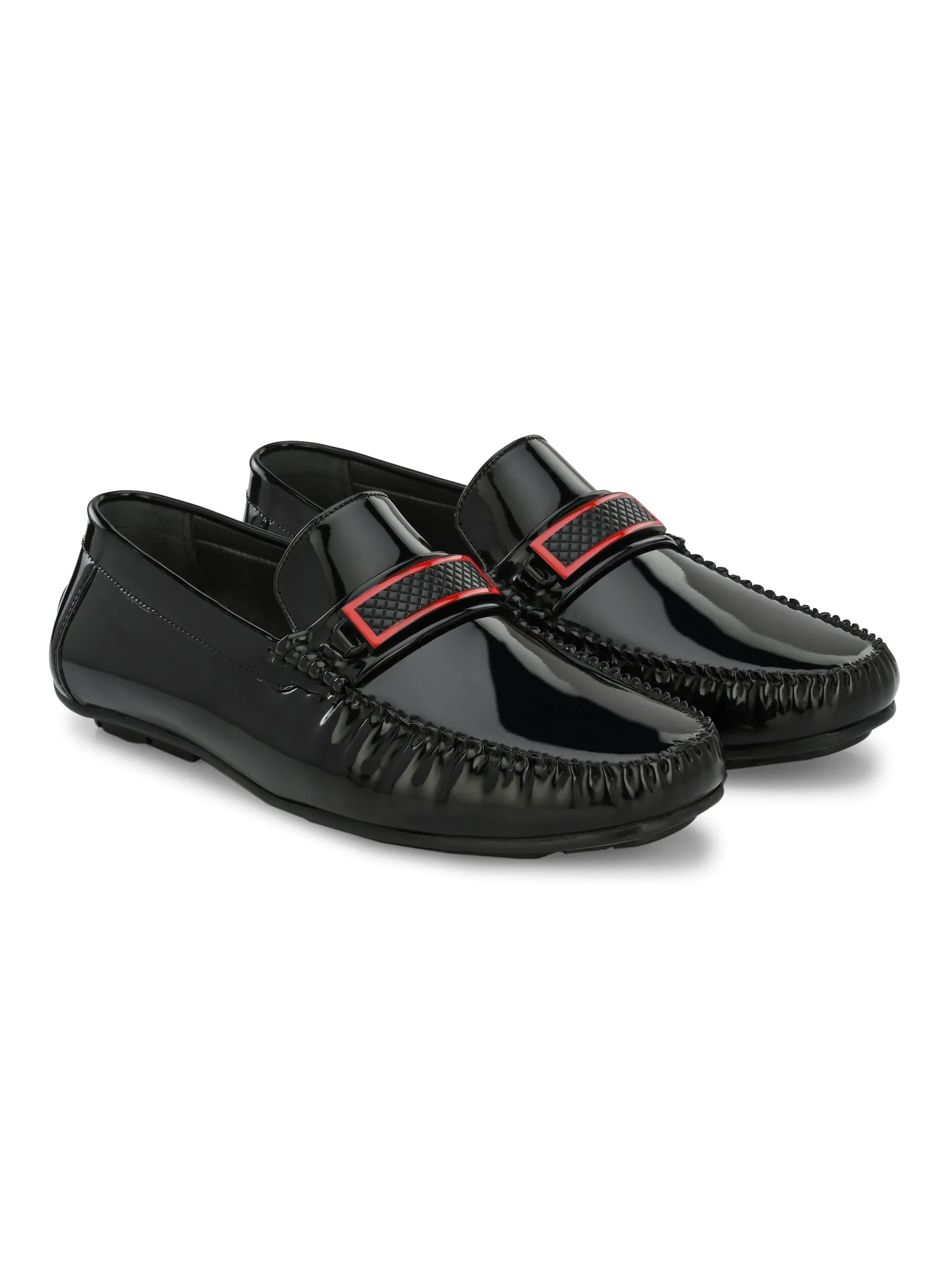 Serotonin Black Driving Loafers