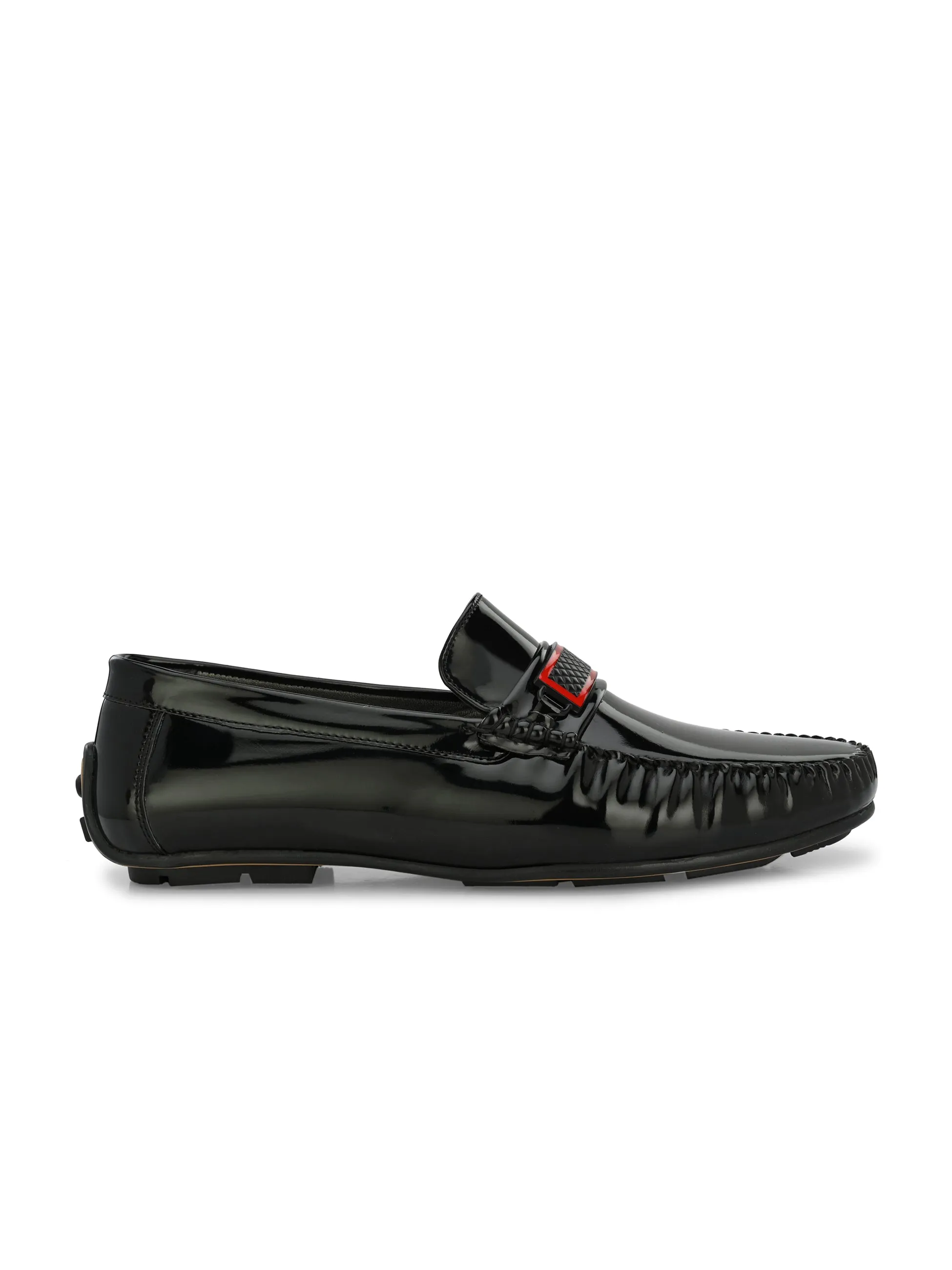 Serotonin Black Driving Loafers