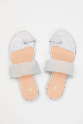 Silver Flat Slides