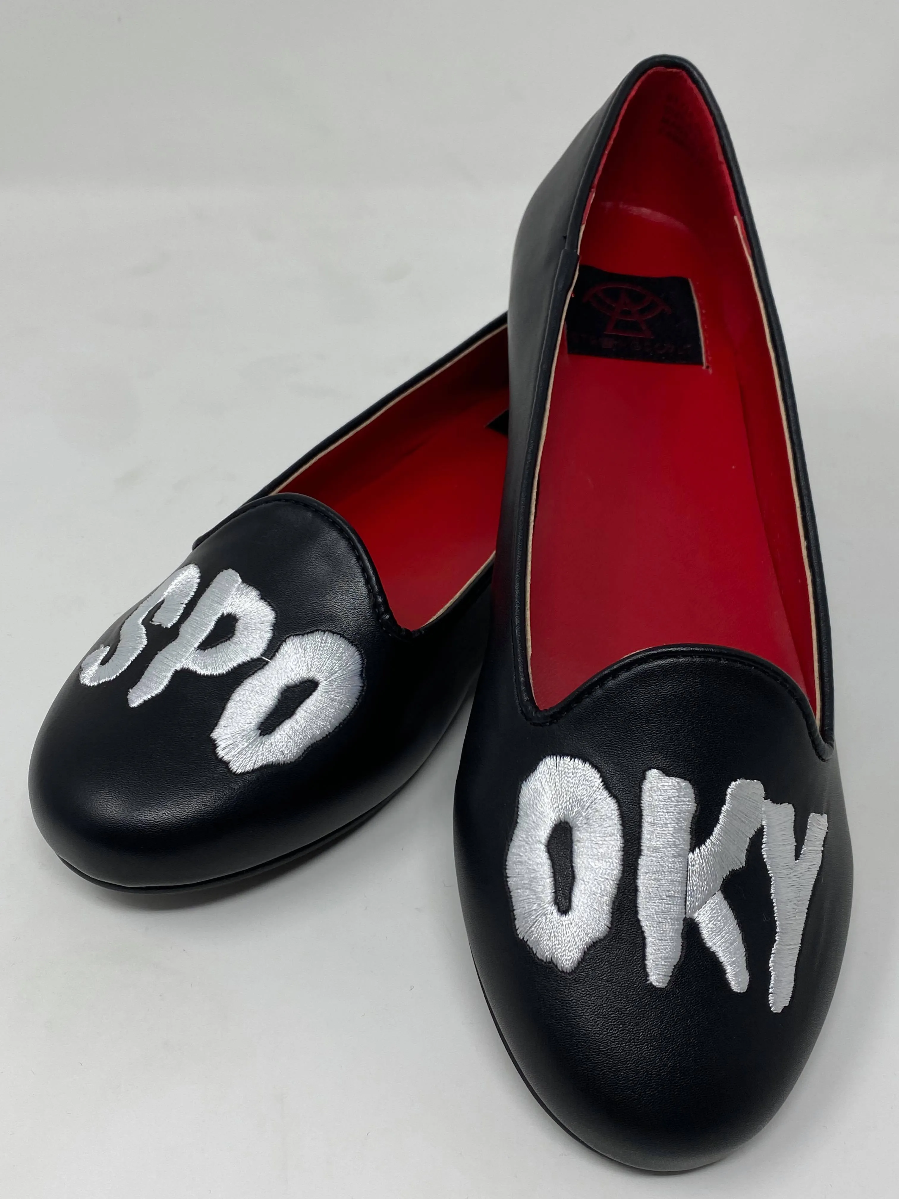 Spooky Ballet Flat Shoes- StrangeCvlt - Final Sale*