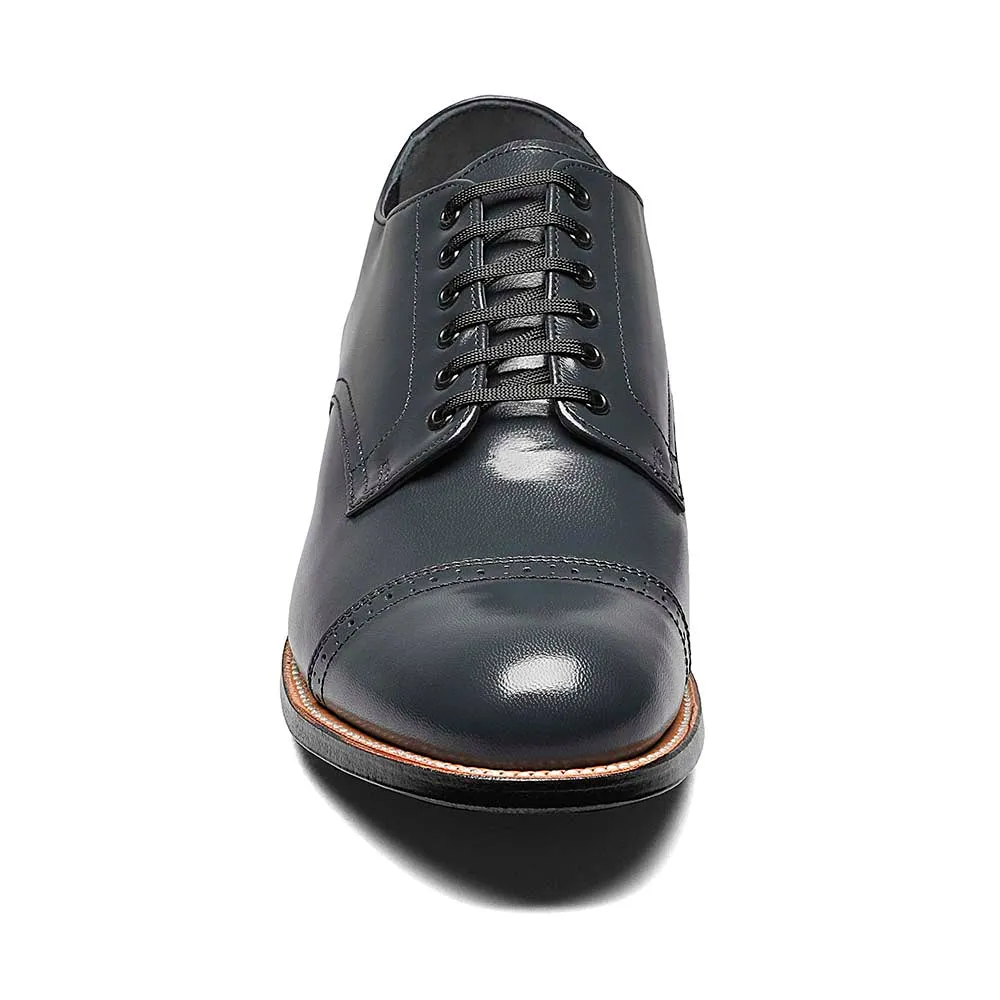 Stacy Adams Madison Navy Cap Toe Oxfords