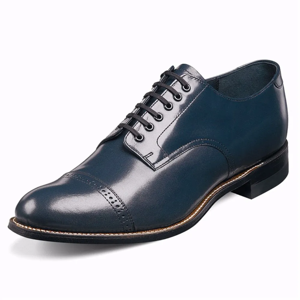 Stacy Adams Madison Navy Cap Toe Oxfords