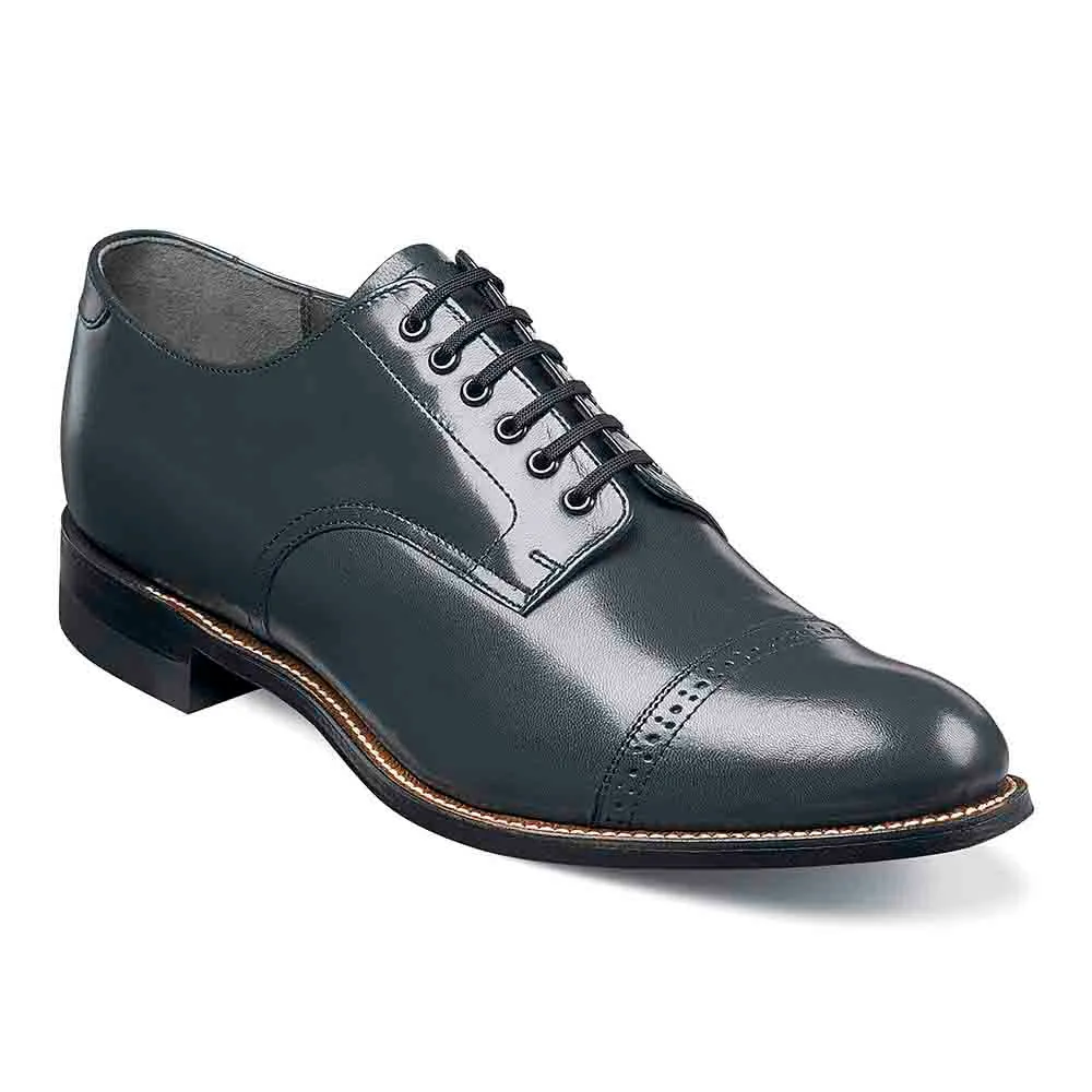 Stacy Adams Madison Navy Cap Toe Oxfords