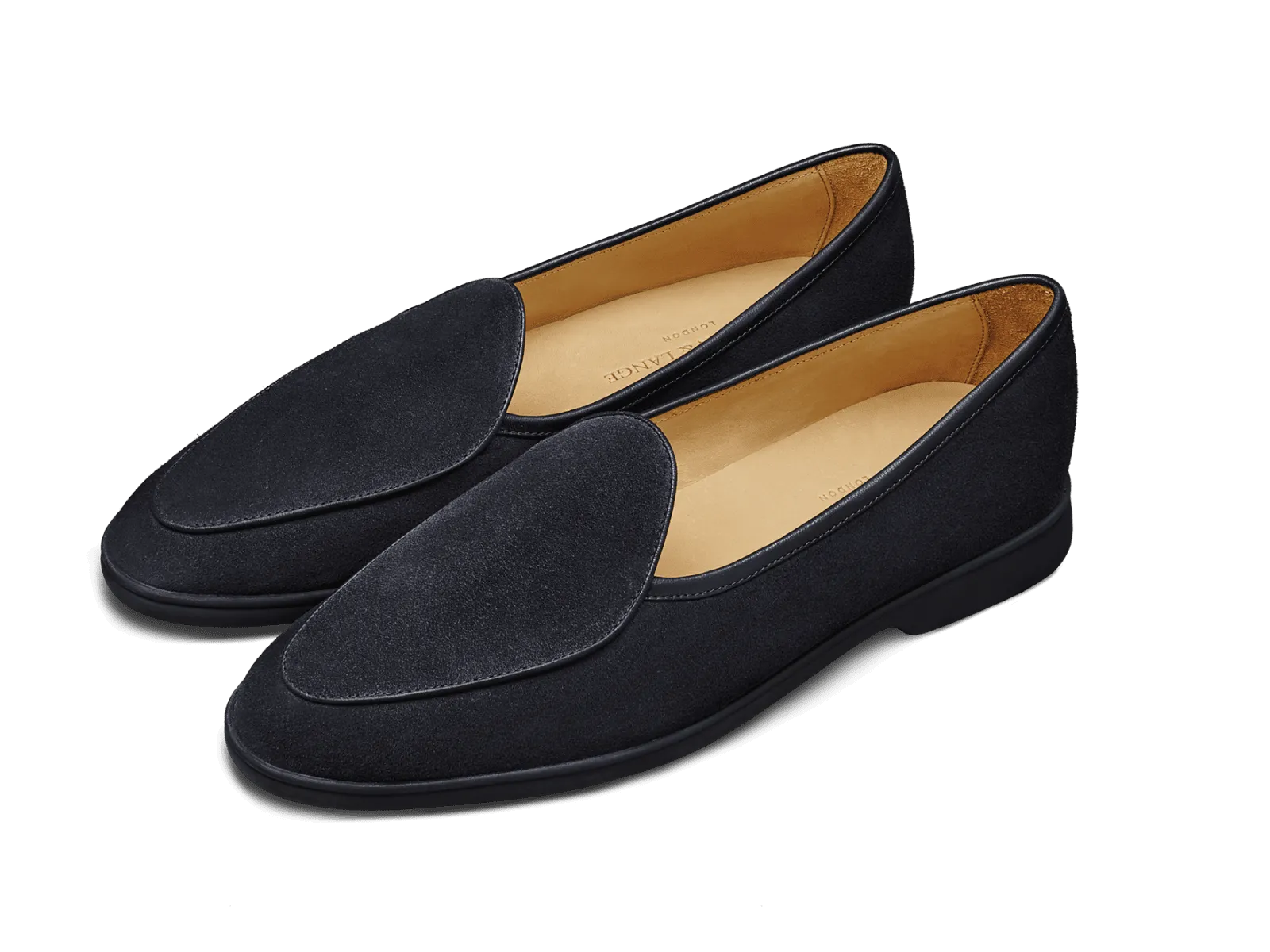 Stride Loafers in Midnight Navy Glove Suede Dark Sole