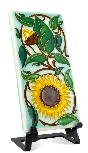 Sunflower Tile - Light Blue