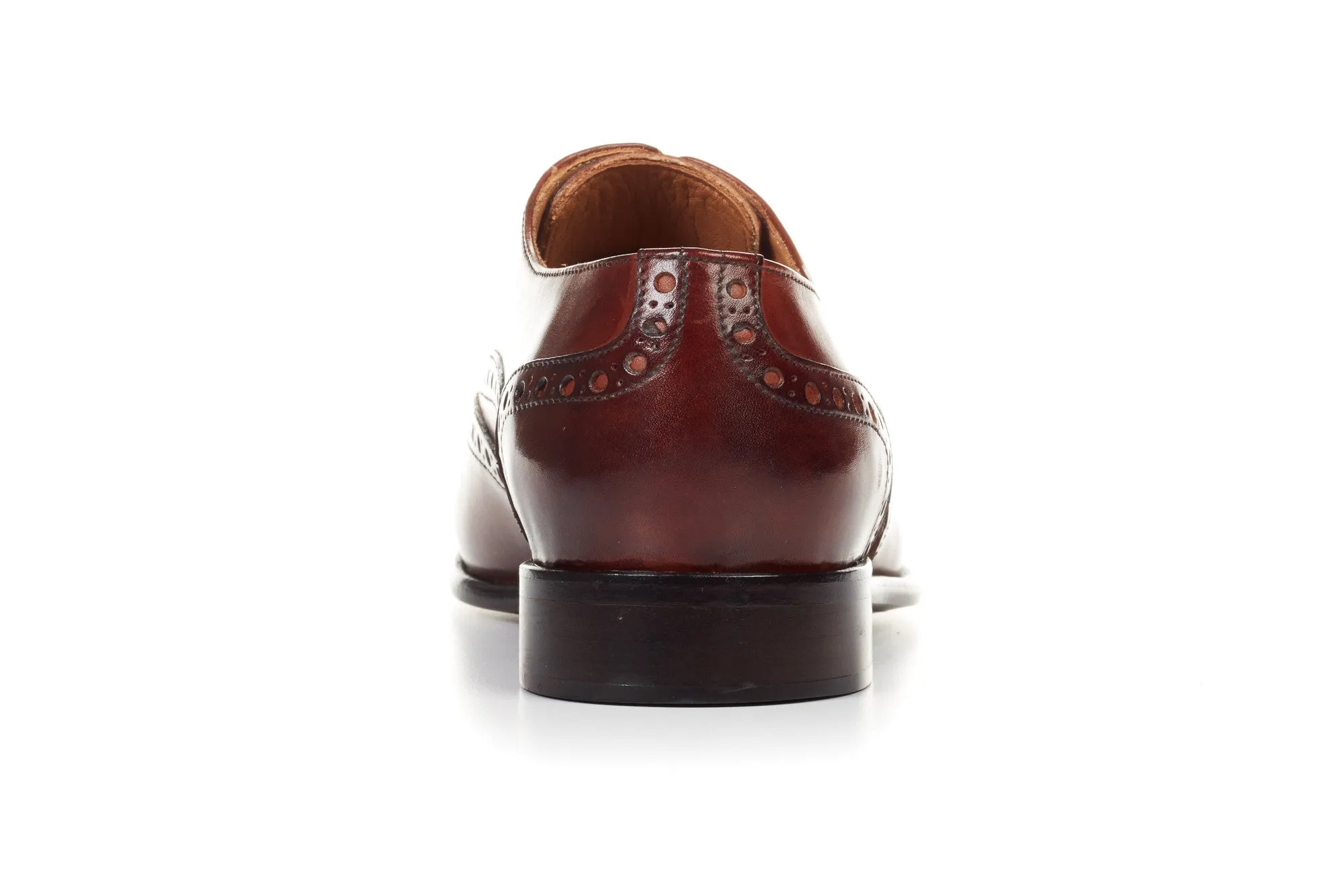 The West II Wingtip Oxford - Marrone