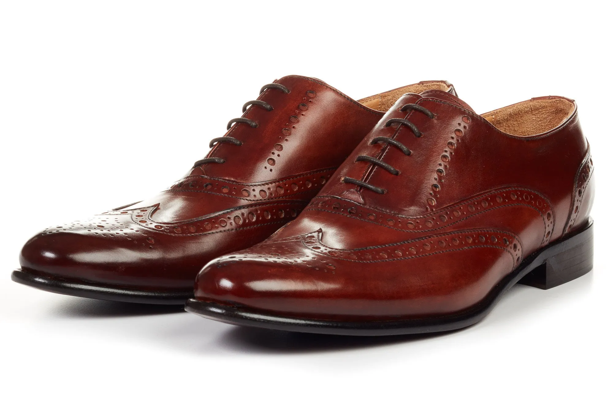 The West II Wingtip Oxford - Marrone