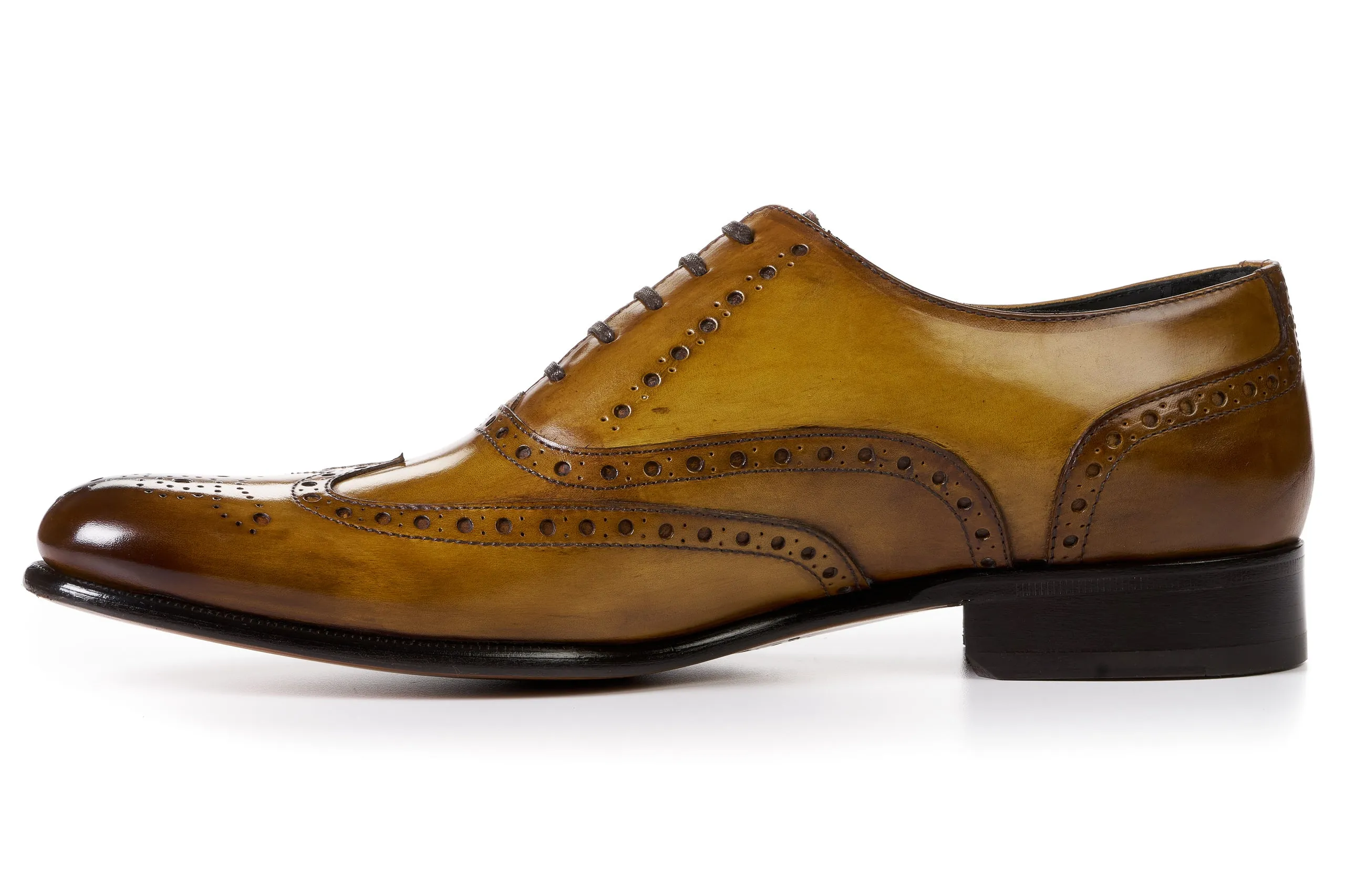 The West II Wingtip Oxford - Tobacco