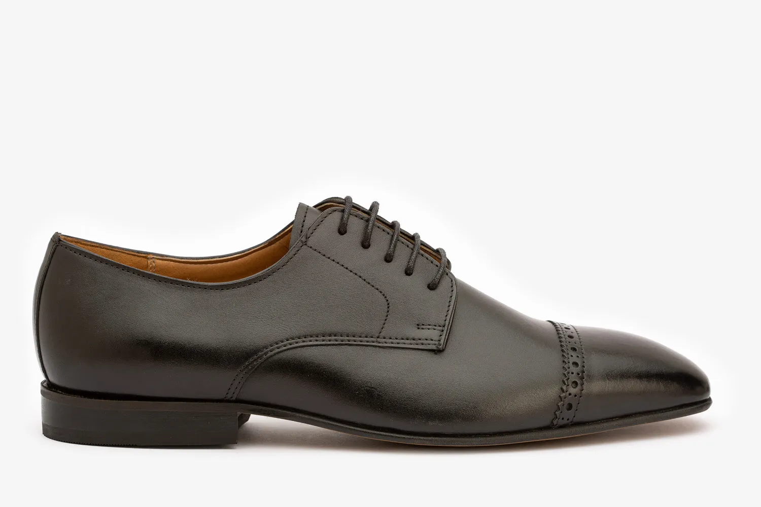 Toecap & Quarter Brogue Derby-B