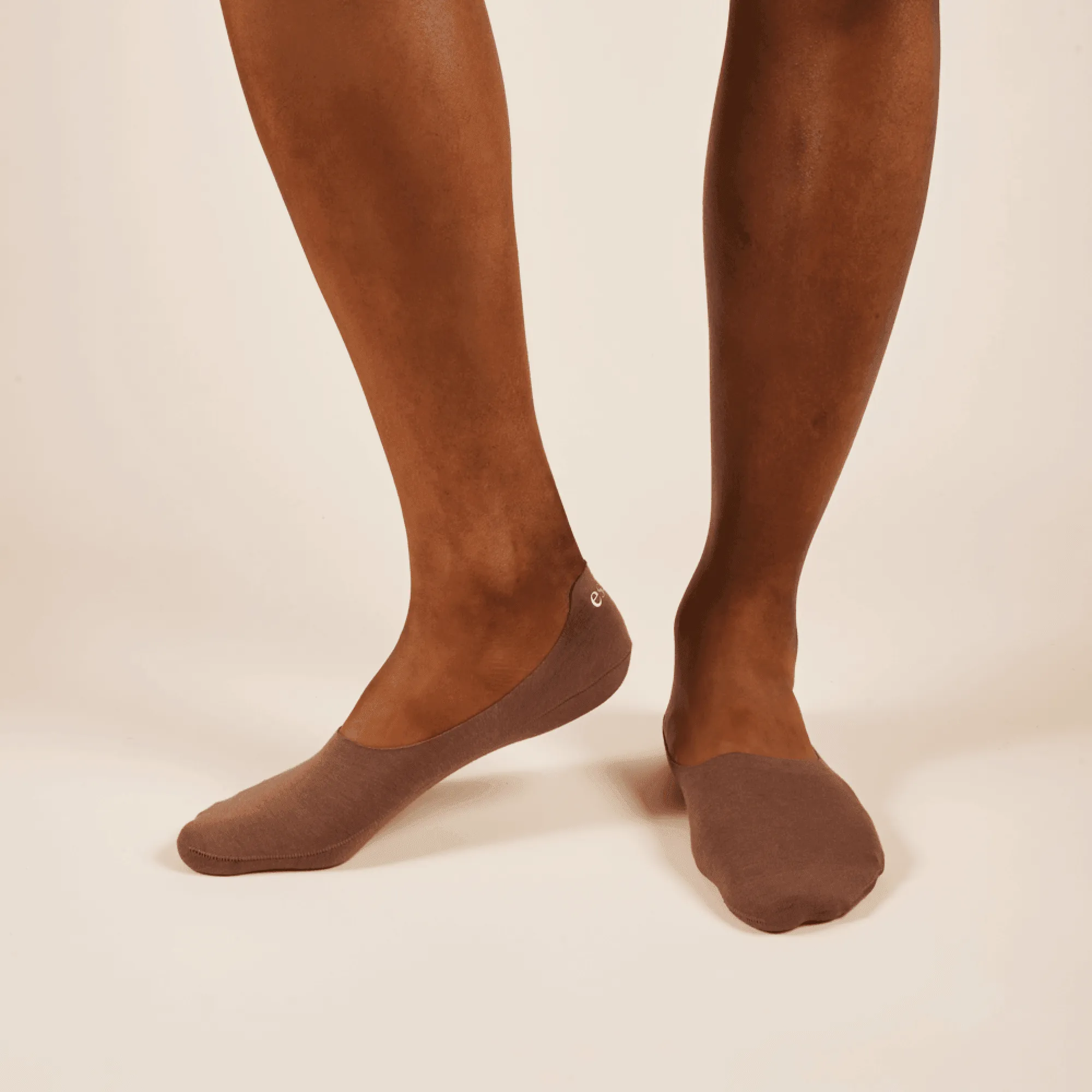 Toffee Tan Cotton No Show Socks 3-Pack