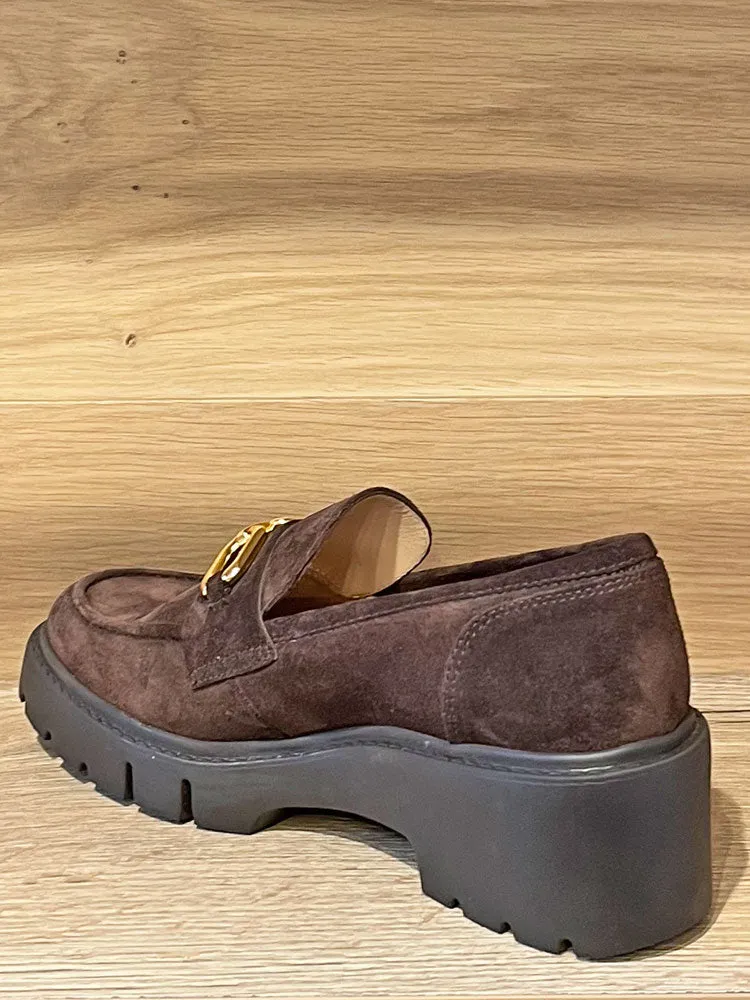 Unisa Jerica Loafers Chocolate Brown