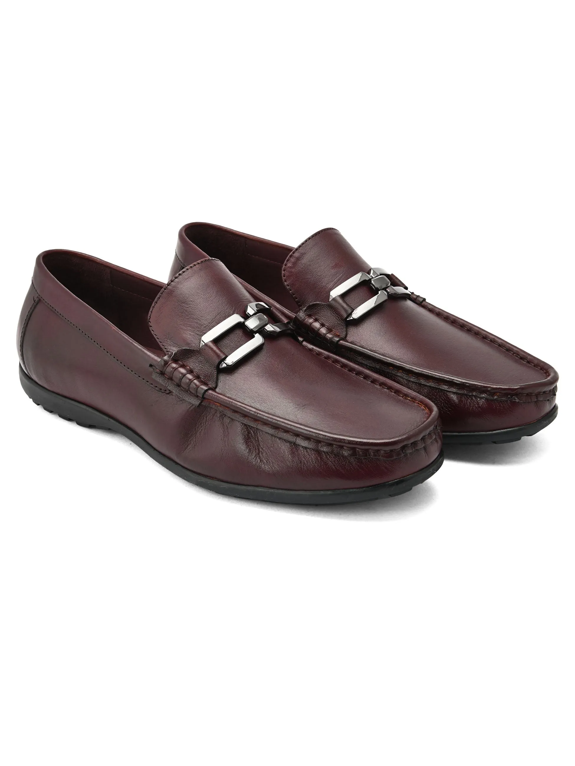 Venetto Cherry Driving Loafers