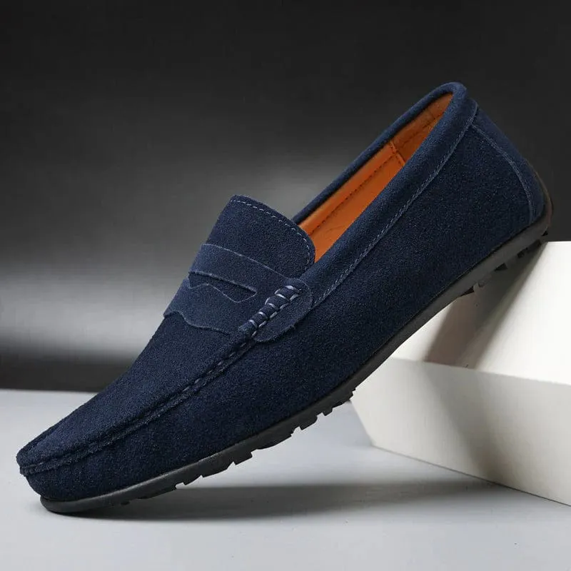 Waylon Heren Loafers | Suède Casual Instappers