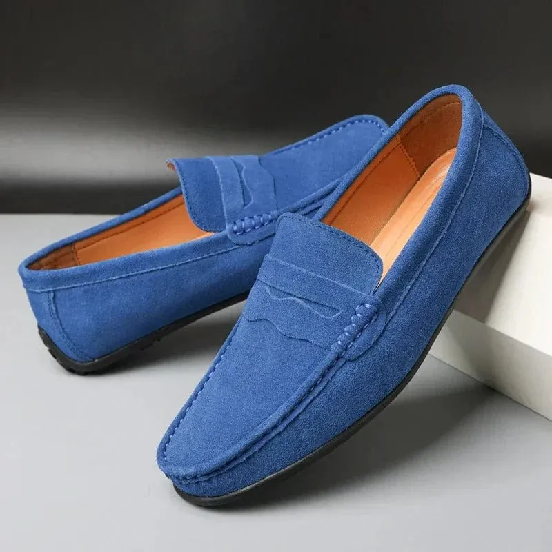 Waylon Heren Loafers | Suède Casual Instappers