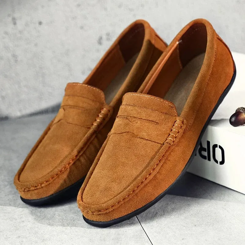 Waylon Heren Loafers | Suède Casual Instappers