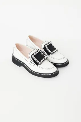 White Patent Embellished Viv' Ranger Loafer